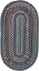 Capel Rugs Yorktowne Blue 20" x 30" Oval Throw Rug-0