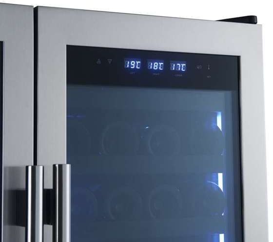 FORNO® Campania Alta Qualita 17.7 Cu. Ft. Stainless Steel Wine Column-5