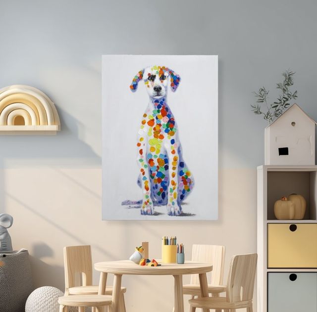 YHD Sun Loving Doggy Wall Art-1
