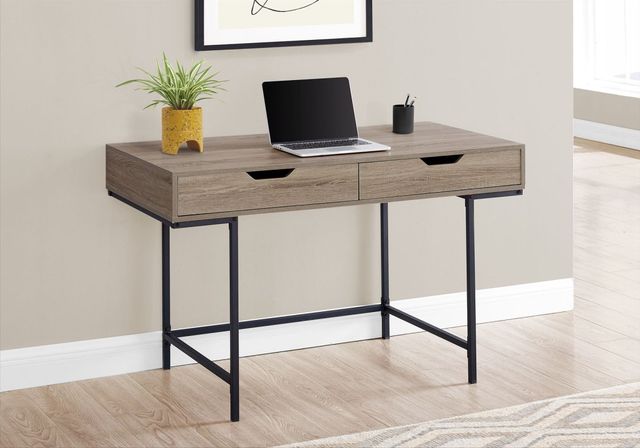 Monarch Specialties Inc. Dark Taupe Computer Desk-0