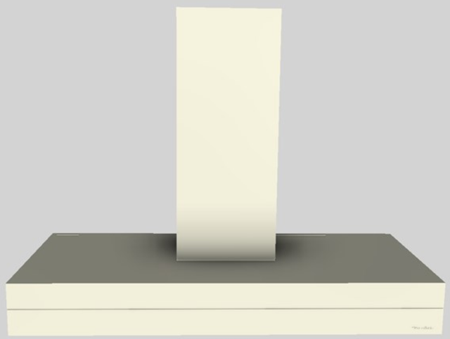 Vent-A-Hood® K Series 48" Biscuit Contemporary Wall Mounted Range Hood-0
