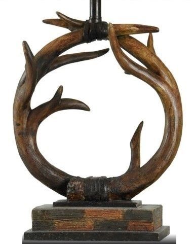 StyleCraft Mossy Oak Nativ Living Antler Table Lamp-1