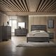 ACME Furniture Valdemar Weathered Gray Eastern King Panel Bed-1