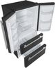 FORNO® Espresso Moena 36" 19.2 Cu. Ft. Counter Depth Black French Door Refrigerator-2