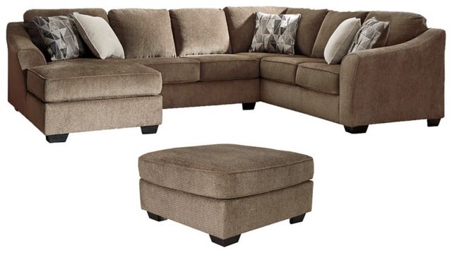 Benchcraft® Graftin 2-Piece Teak Living Room Set