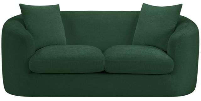 Meridian Furniture Penelope Green Chenille Fabric Loveseat-1