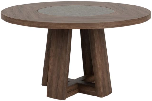 Riverside Furniture Delia Walnut Round Dining Table-0