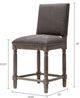 Olliix by Madison Park Grey Cirque Counter Stool-2