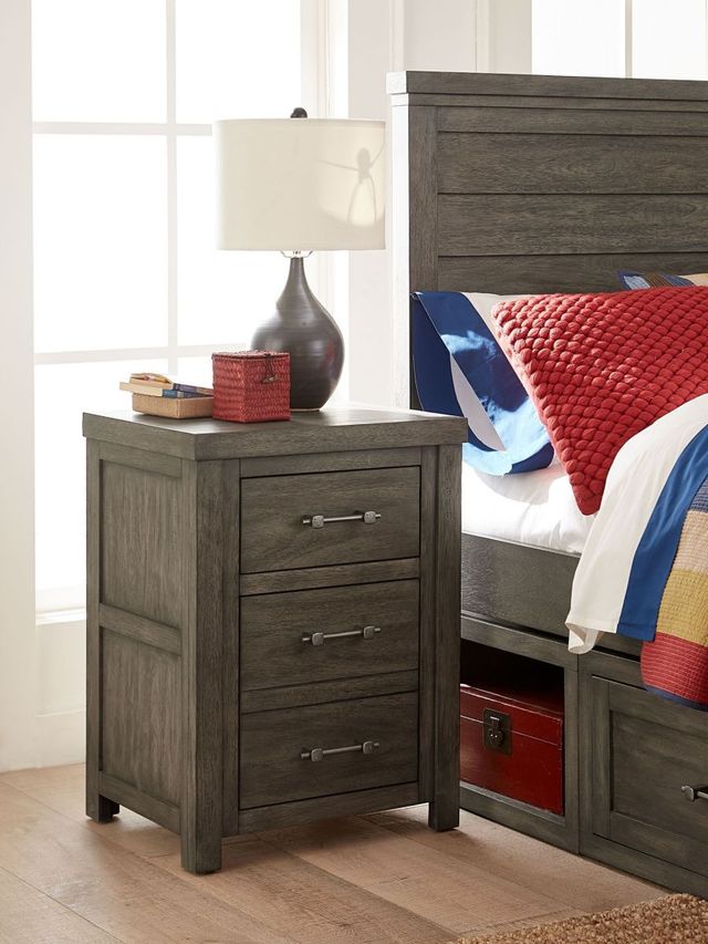 Legacy Kids Teen Bunkhouse Aged Barnwood Youth Nightstand-1