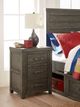 Legacy Kids Teen Bunkhouse Aged Barnwood Youth Nightstand-1