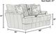 Jackson Furniture Pavia Cocoa Loveseat-4
