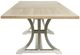 Benchcraft® Shaybrock Brown Top Rectangular Dining Table with Antique White Base-2