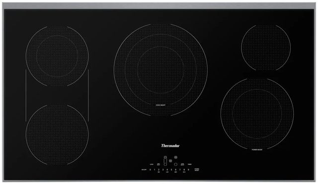 Thermador® Masterpiece® Series 36" Black Electric Cooktop-0