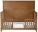Elements International Wyller Oak Crib with Guard Rail-3