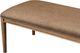 Modus Furniture Carlisle Toffee Crunch Upholstered Dining Bench-5