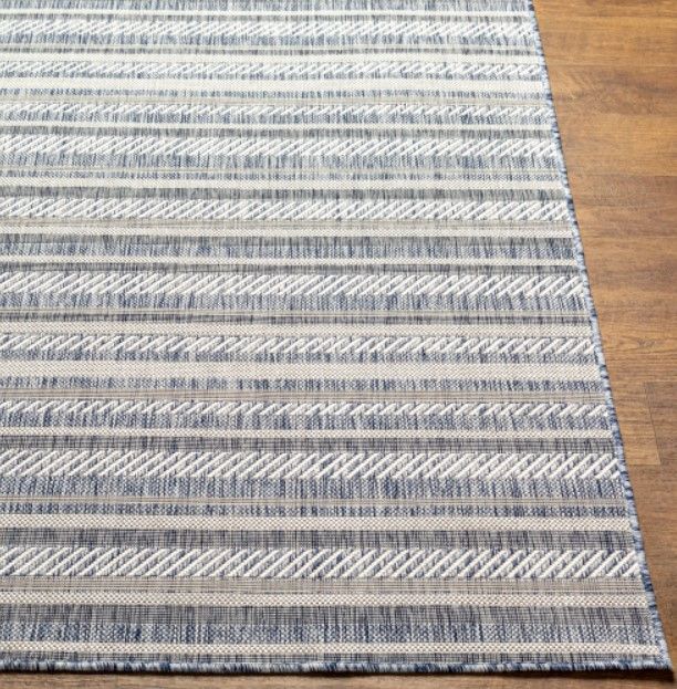 Surya Eagean Navy/Taupe 4'x6' Area Rug-1