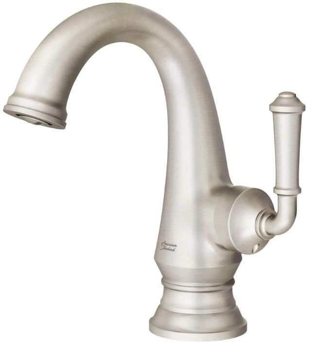 American Standard Delancey® Brushed Nickel 5" Single Hole Single-Handle Bathroom Faucet with Lever Handle-3