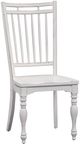 Liberty Furniture Magnolia Manor 5-Piece Antique White/Weathered Bark Optional Drop Leaf Dining Set-4