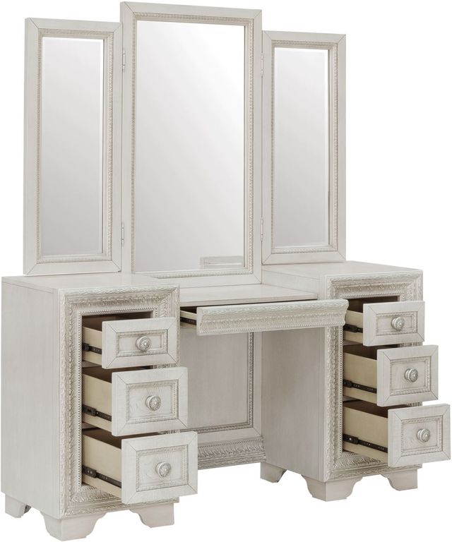 Pulaski™ Camila 3-Piece Creamy White Vanity Set-1