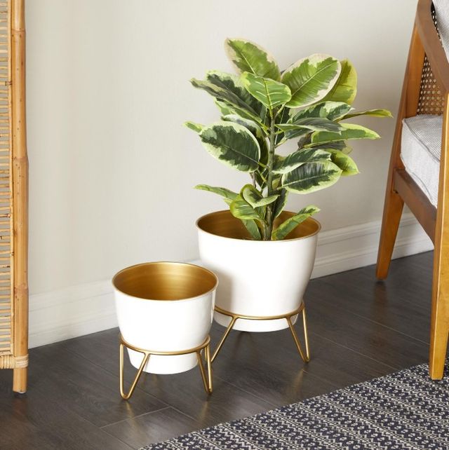 Deco Marche 2-Piece White Planter Set-3