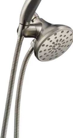 Delta Universal Showering Stainless ActivTouch® Hand Shower/Shower Head Combo Pack-1