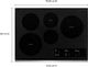 Whirlpool® 30" Stainless Steel Electric Cooktop-4