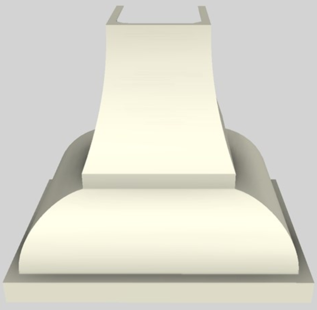 Vent-A-Hood® Designer Series 36" Biscuit Wall Mounted Range Hood-0