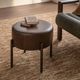 Classic Home Aimie Cocoa Brown Accent Stool-1