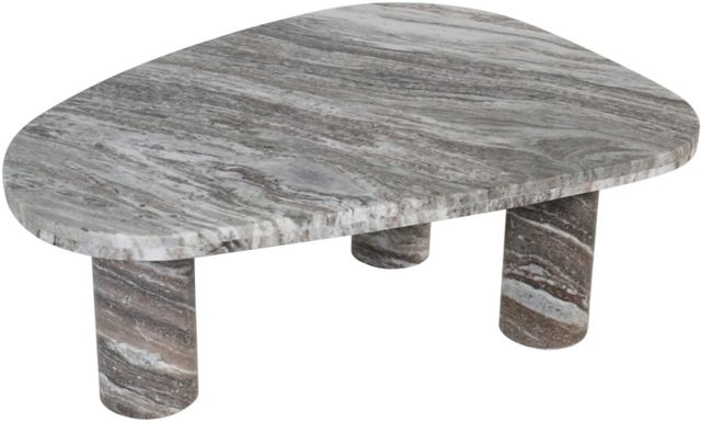 Meridian Furniture Messina Brown Marble Coffee Table-0