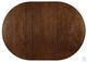 Coaster® Jedda Dark Walnut Oval Dining Table-1