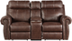 Homelegance® Granville Brown Double Power Reclining Loveseat with Center Console-2