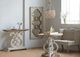A & B Home Henley Distressed White/Gold Mirror-4