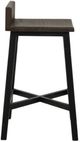 International Furniture Direct Pueblo Black/Brown 30" Bar Stool-2