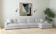 Elements International Arizona 4-Piece Steno Stone Right-Arm Facing Sectional and Chaise-1