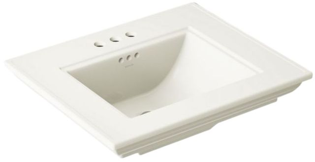 Kohler Memoirs® Stately Biscuit 25" Centerset Pedestal/Console Table Bathroom Sink-0