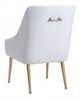 Zuo® Mira White/Gold Dining Chair-4
