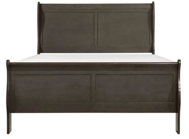 Homelegance® Mayville Stained Gray Full Sleigh Bed-2