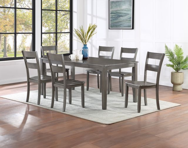 Crown Mark Ryan 2-Piece Gray Side Chair Set-1