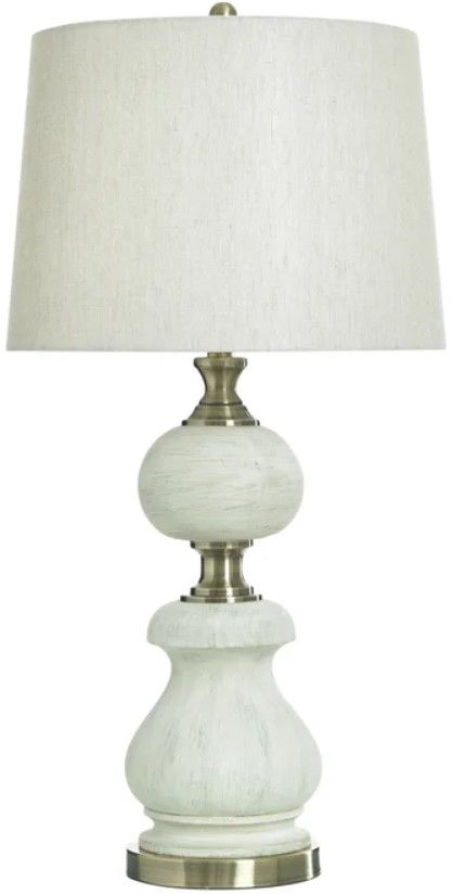 Stylecraft Antique White Gold Table Lamp-0