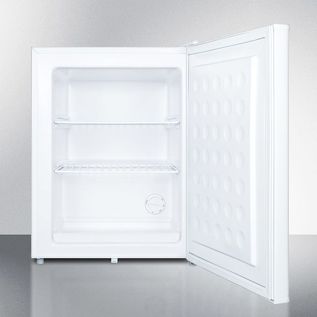 Accucold® by Summit® MOMCUBE™ Series 19" 1.8 Cu. Ft. White Countertop Breast Milk Freezer-1