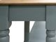 International Furniture Direct Tiffany Brown Sofa Table with Blue Base-3