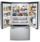 GE® 36" 27 Cu. Ft. Fingerprint Resistant Stainless Steel French Door Refrigerator-3