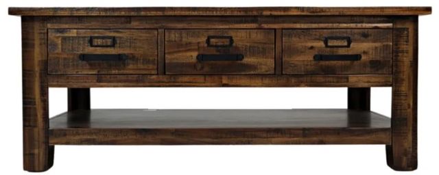 Jofran Inc. Cannon Valley Brown Cocktail Table-3