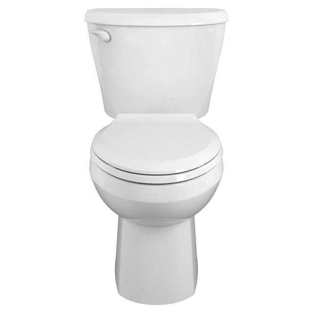 American Standard Colony® White 3 Two-Piece 1.28 gpf/4.8 Lpf Chair-Height Round Front Toilet Less Seat-1