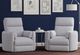 Parker House® Radius 2-Piece Mineral Power Swivel Glider Recliner Set-1