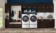LG 4000 Series White Front Load Washer & Gas Dryer Package w/ Pedestals-0