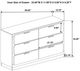 Coaster® Caraway White Dresser-4