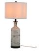 A & B Home Grey/White Glass Table Lamp-1