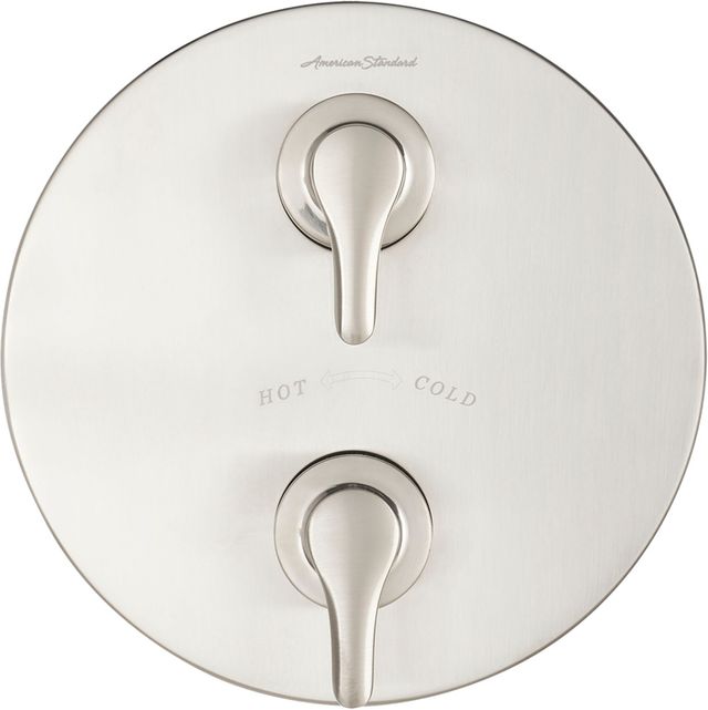 American Standard Studio® S Brushed Nickel 2-Handle Thermostatic Valve Trim Kit-0