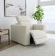 Flexsteel® Aurora Coconut Milk Power Recliner with Power Headrest-1